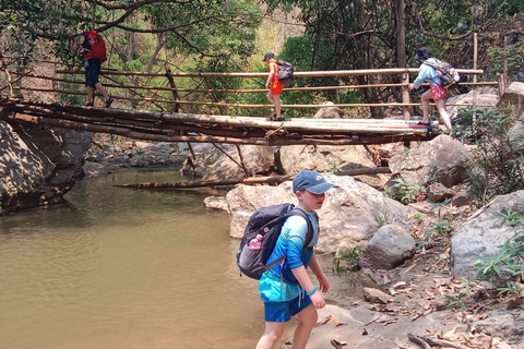 Chiang Mai: 2-Day Jungle Trek with Elephant Farm & Raft Ride Hotel Pickup and Drop-off (within Pickup Area)