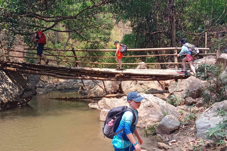 Chiang Mai: 2-Day Jungle Trek with Elephant Farm & Raft Ride Hotel Pickup and Drop-off (within Pickup Area)