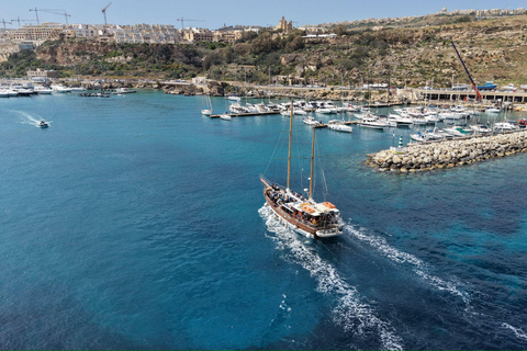 From Malta: Comino and Gozo Boat Tour with Blue Lagoon Stop