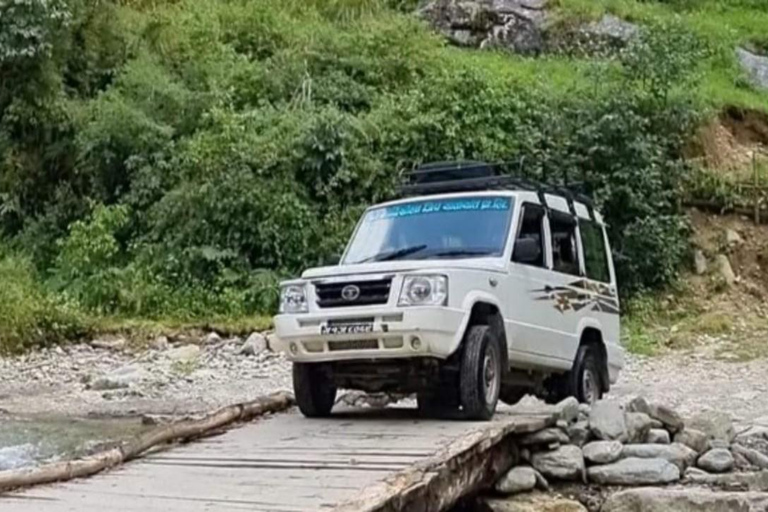 Pokhara to Ghandruk or(ABC trek point)Private Jeep Transfer Jhinu dada to Pokhara Private Jeep Transfer