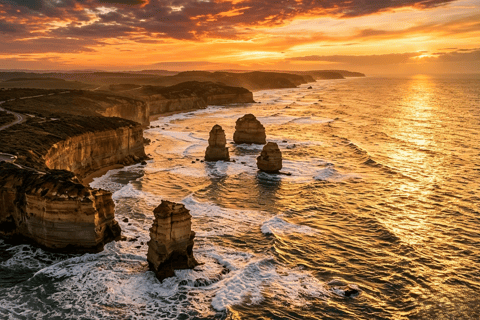Great Ocean Road Boutique Minibus Reverse Tour & 12 Apostles Minibus Meeting Point Pickup (Max 23 Guests)