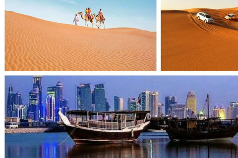 Doha: 7 hours City Tour with Desert Safari and Hotel Pickup