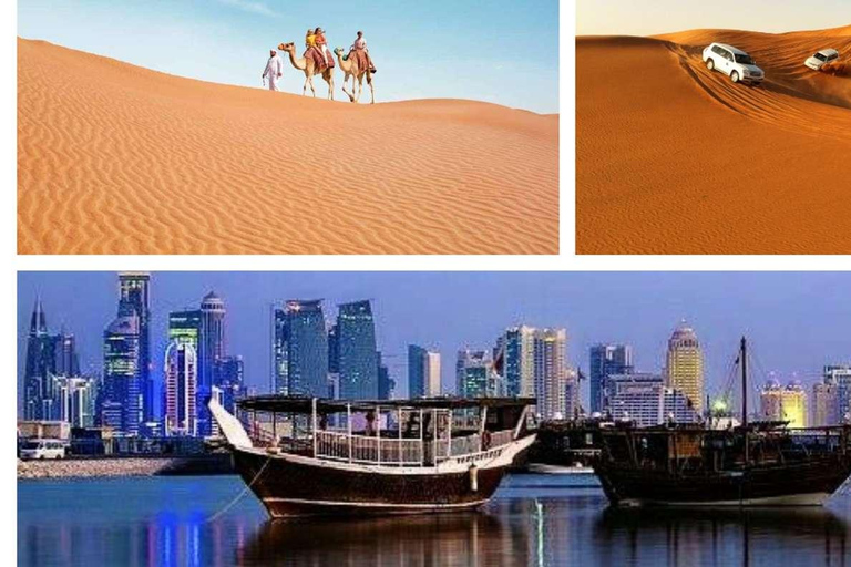 Doha: 7 hours City Tour with Desert Safari and Hotel Pickup