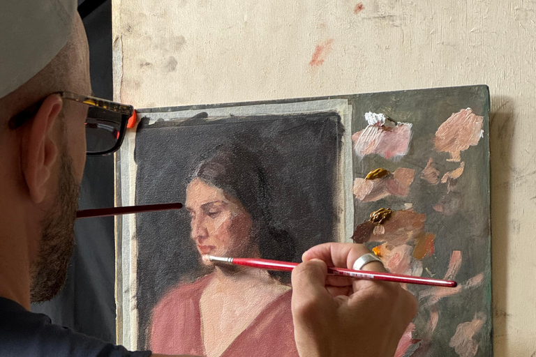 Florence: Create Your Own Oil Painting in a Real Art Studio Sunday Premium Atelier Session