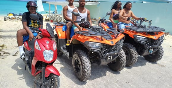 Guided ATV Tour & Rental & Scooter Tour w/Beach Day Bundle