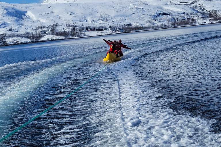 Tromsø: Banana Tube Ride with Arctic Floating