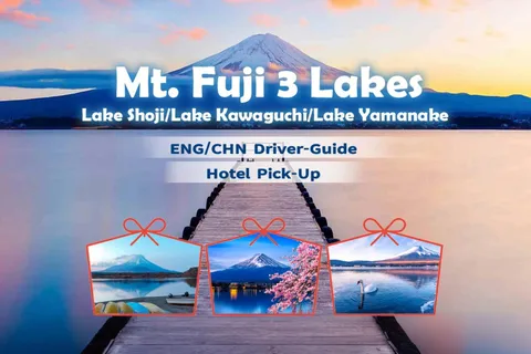 Mt Fuji 3 Lakes DayTrip from Tokyo: Shoji,Kawaguchi,Yamanaka
