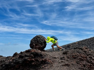 Mount Etna: Family Trek to 2002 Craters & Cave