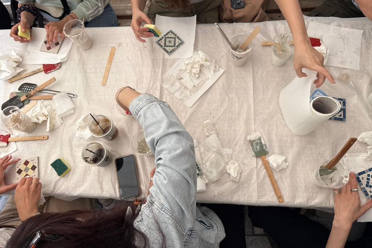 Thessaloniki: Ceramic Mosaic Coaster workshop