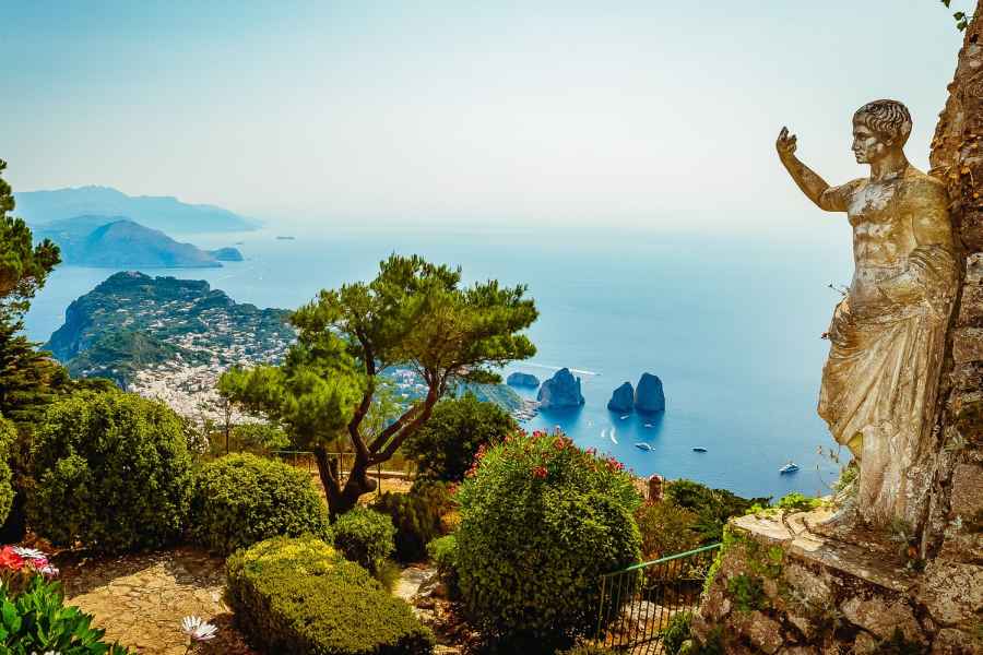 Von Neapel aus: Capri und Blaue Grotte Tagestour