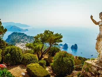 De Nápoles: Excursão de um dia a Capri e à Gruta Azul