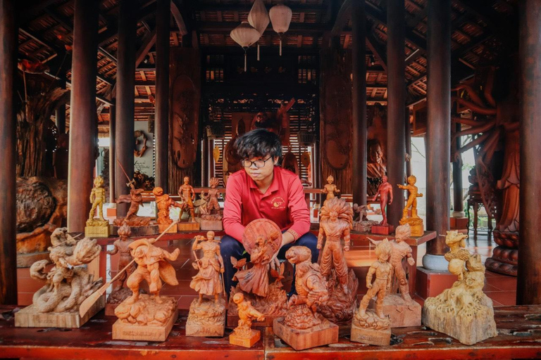 Hoi An : 3 heures de cours de sculpture sur bois avec un artiste local