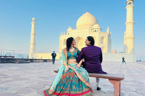 Taj Mahal Instagram Photography Tour w/ Expert Photographer Expert Guide cum Photographer and Taj Mahal Entry Tickets