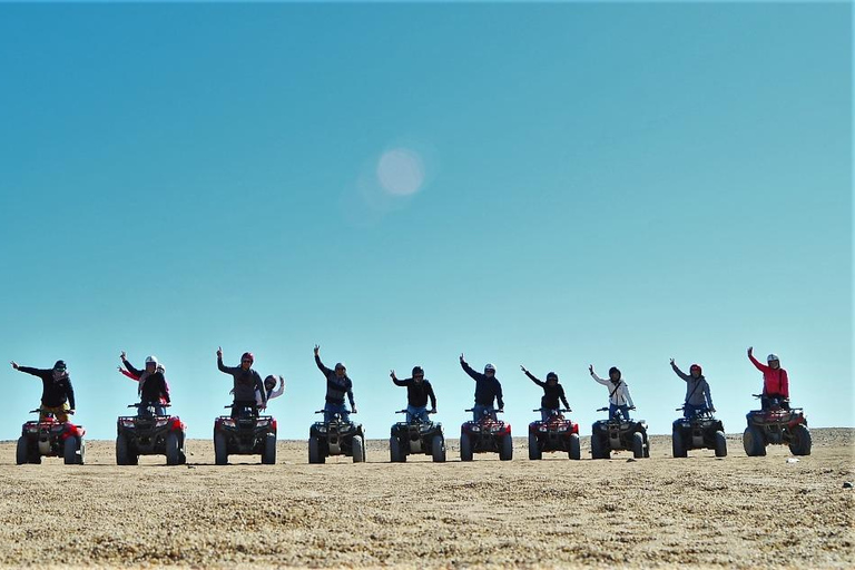 Hurghada: Safari in quad e buggy con cena e spettacoloServizio di prelievo in hotel a Hurghada