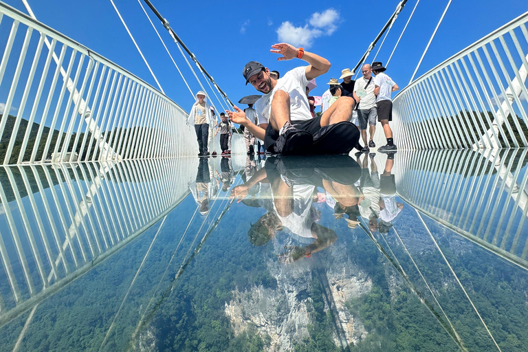 Zhangjiajie: Glass Bridge and Yellow Dragon Cave Tour
