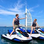Giro in moto d'acqua fino al Burj Al Arab e all'Atlantis + foto, video e gelato