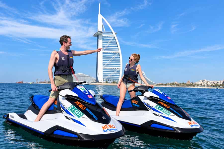 Jetski-Tour zum Burj Al Arab & Atlantis + Foto, Video & Eis. Foto: GetYourGuide