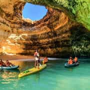 Photo from the GetYourGuide listing: Benagil: Caves, Beaches, and Secret Spots Guided Kayak Tour