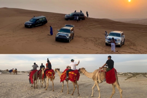 Safari por el desierto de Doha: Dune Bashing, Paseo en Camello, Mar InteriorSafari por el desierto de Doha: Dune Bashing/Camello Ride/Visita al mar interior