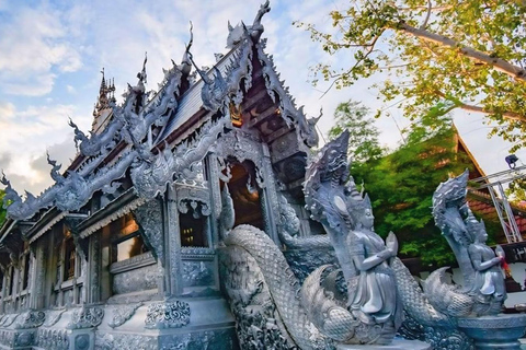 Long Neck Village, Silver Temple & Chiang Mai Top Sites Experience with temples entry tickets