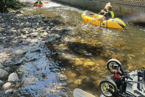 Oslo: Akerselva River Packrafting Tour with Guide
