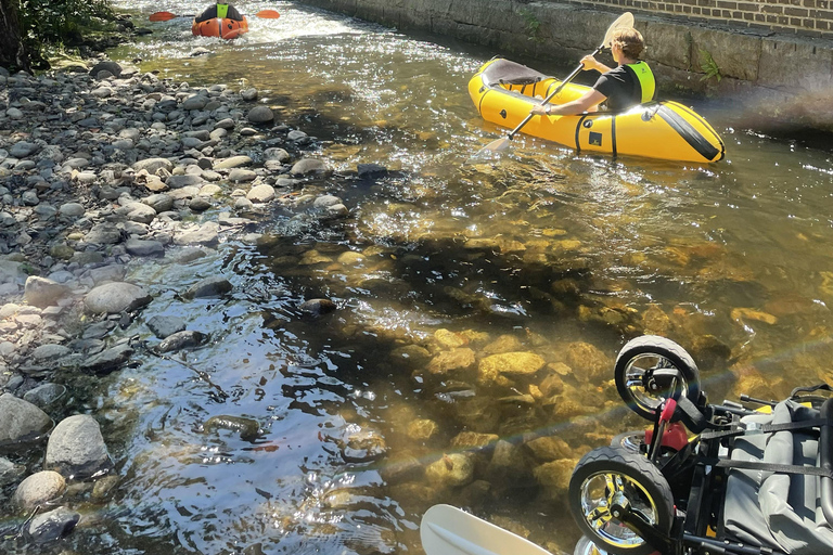 Oslo: Akerselva River Packrafting Tour with Guide