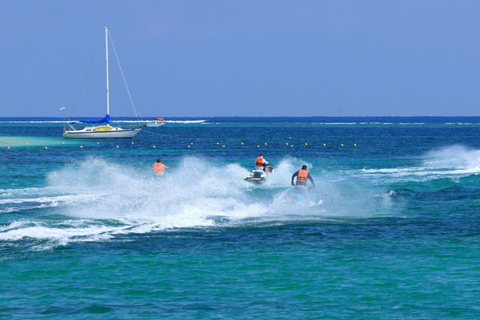 From Cancún: Maroma Beach Snorkel and Waverunner Tour