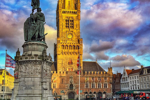 Bruges: Backstage Pass City Tour with Chocolate & Waffles