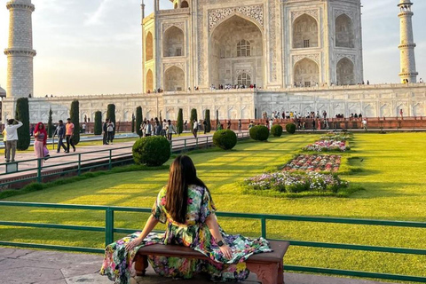 From Delhi 3 Days Golden Triangle Tour: Delhi, Agra & Jaipur Private: 3 Days Tour With Car & Guide Only (Without Hotel)