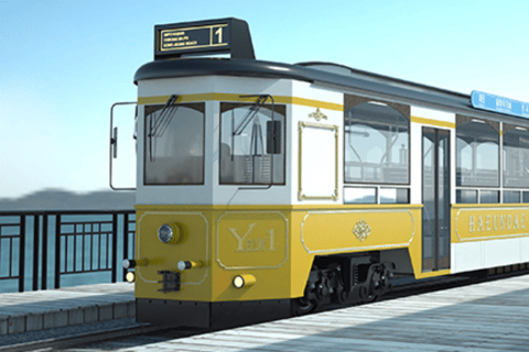 Busan: Blue Line Park Sky Capsule Train TicketSky Capsule Ticket mit Bergblick