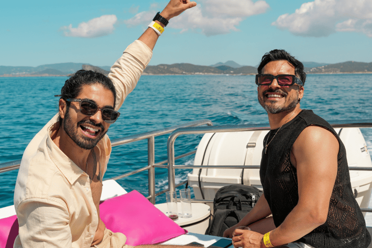 Ibiza: excursão de barco de dia inteiro a Formentera com almoço e mergulho com snorkel