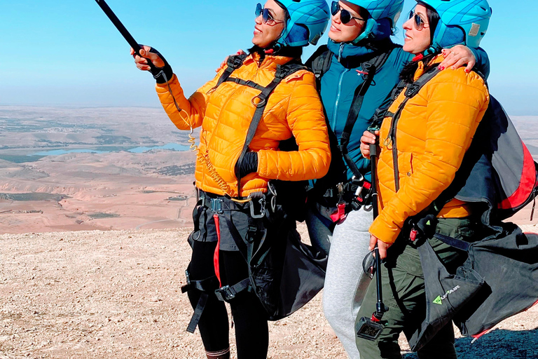 Fly over Aguergour: Extreme Tandem Paragliding with GoPro Sunset: Extreme Adrenaline Tandem Paragliding with GoPro