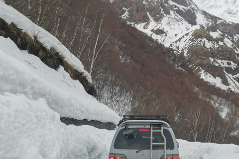 From Tbilisi: Kazbegi & Dariali Gorge Private 4x4 Day Trip