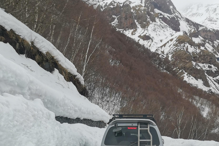 From Tbilisi: Kazbegi & Dariali Gorge Private 4x4 Day Trip