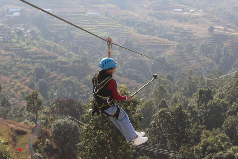 Bhaktapur Adventure: Durbar Square visit & Zipline Thrills