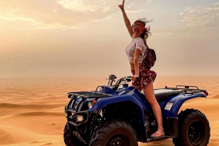 Quad biking in Agafay Desert with lunch & Camel Ride & pool