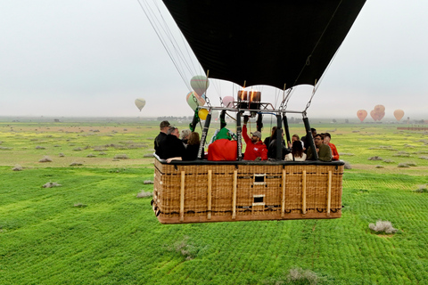 Marrakech: Hot Air Balloon Ride, rooftop view & Drone Video Sunrise Balloon Flight + Drone Video