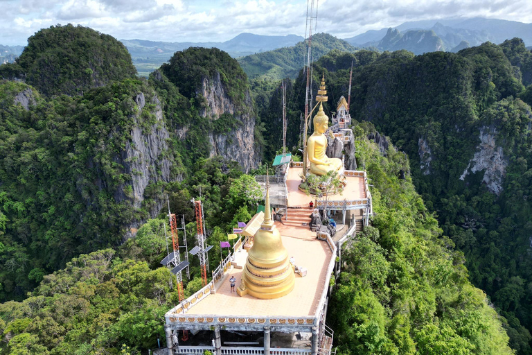 Krabi: Grotta della Tigre, sorgenti termali e tour della giungla della piscina di smeraldoKrabi: tour nella giungla della Grotta della Tigre, delle sorgenti termali e della Piscina