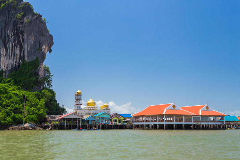 Phuket : Excursion d&#039;une journée en hors-bord dans les îles James Bond et Khai