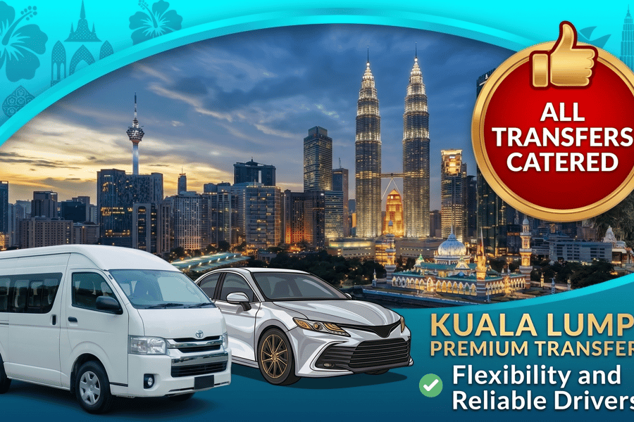 Kuala Lumpur: Privater Transfer zwischen Flughafen KUL und Stadtzentrum. Foto: GetYourGuide Kuala Lumpur: Privater Transfer zwischen Flughafen KUL und Stadtzentrum. Foto: GetYourGuide