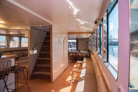 Athens: Riviera Sunset Cruise with Music & Swimming Cruise Without Pickup