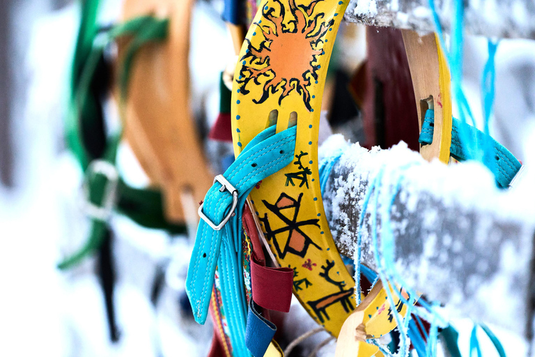 Levi: Reindeer Sleigh Ride 600m in Enchanting Forest