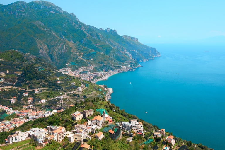 Desde Nápoles: excursión de 1 día por la costa AmalfitanaCosta Amalfi: tour con todo incluido y crucero, grupo grande