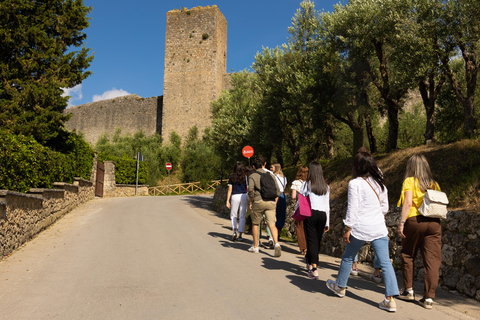 Florence: Monteriggioni & Val d'Orcia Optional Wine Tasting Classic Option in Portuguese