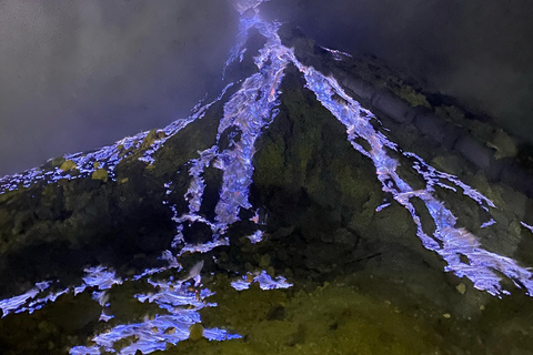 Z Banyuwangi: prywatna wycieczka do wulkanu Ijen i wodospadu