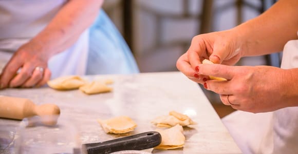 Cooking Class with Carbonara, Pesto Making, Lasagna, Cannoli