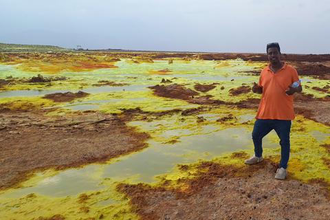 Danakil depression -Dallol-Ertale volcano-Afar Ethiopia Tour