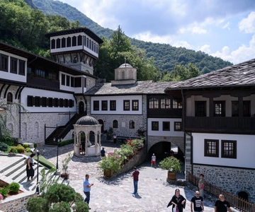 Bigorski Monastery and Duff Waterfalls from Ohrid and Struga