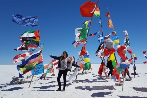 Von Uyuni: Geysir und Uyuni Salzwüste 3-Tage | Flamingos |Bolivien: Salar de Uyuni Tour 3 Tage 2 Nächte