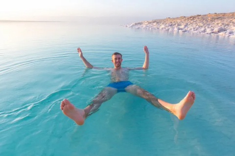 Jordan Private Day Tour: Pink Lake, Crystal Beach &Dead Sea Transportation Only